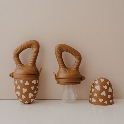 Ciuccio Baby Nibbler - Fall in Love Color cammello