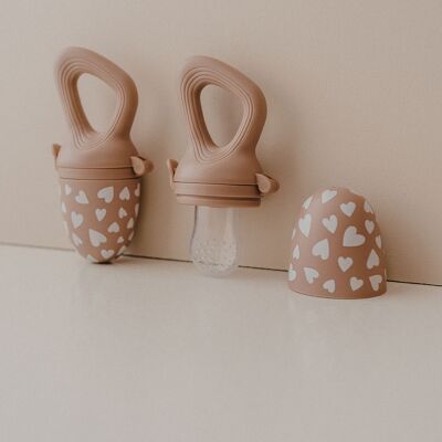 Ciuccio Baby Nibbler - Fall in Love Taupe Pink