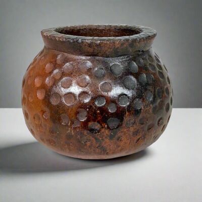 Vase modèle C à pois 18 cm #01