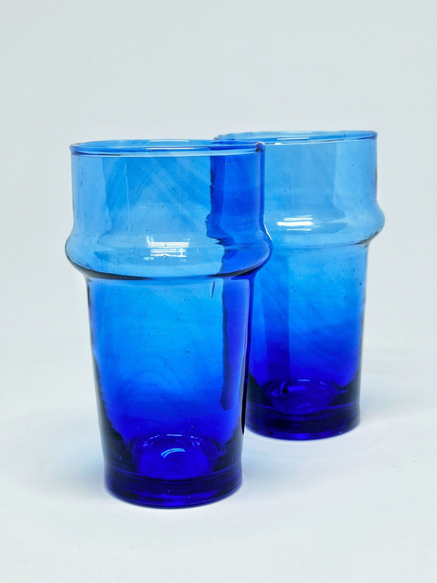 Vaso de agua azul Beldi (22 cl)