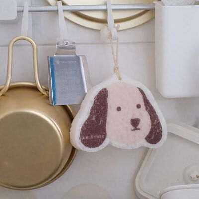 Esponja de cocina de pulpa de madera con diseño AKISTORE