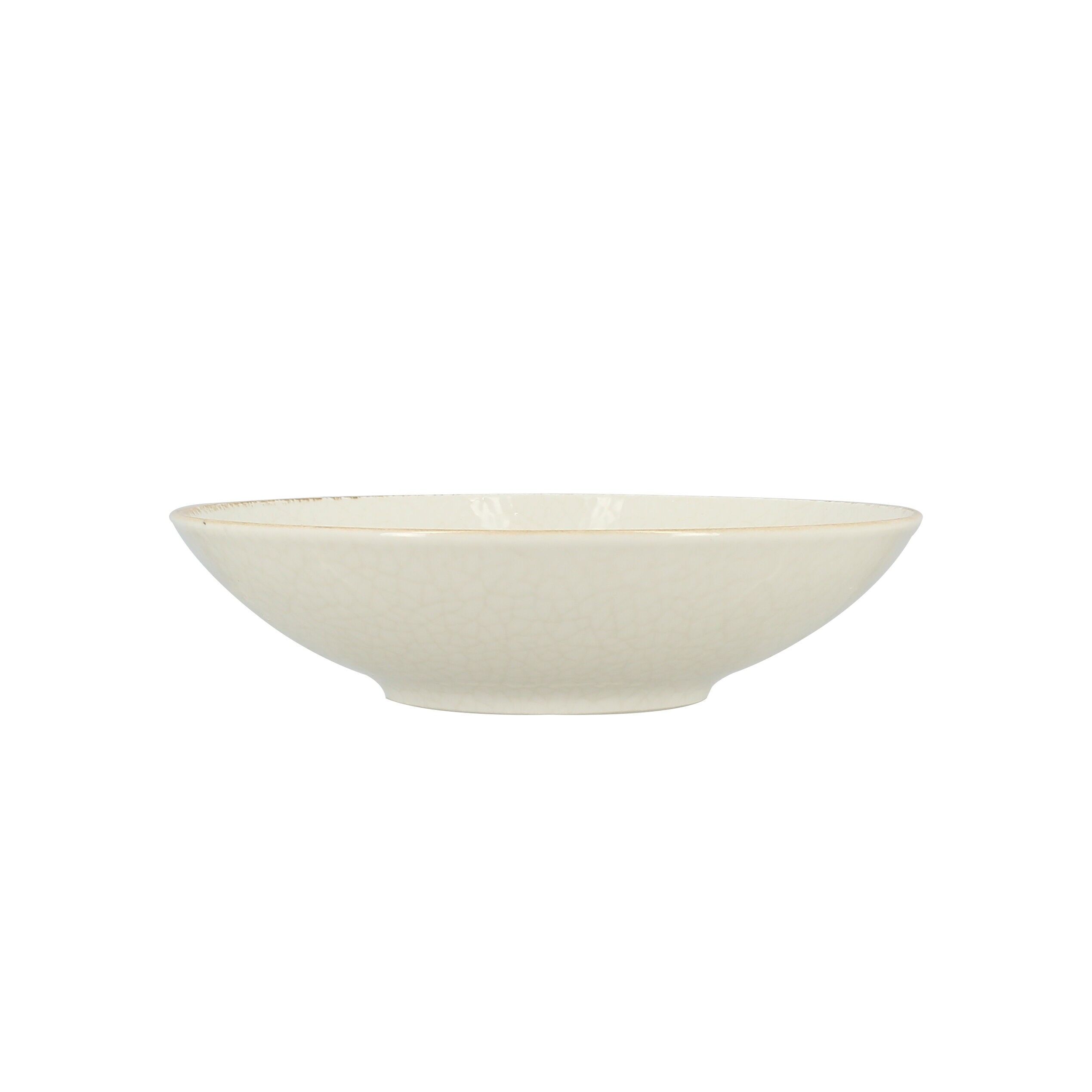 21cm white porcelain deep plate