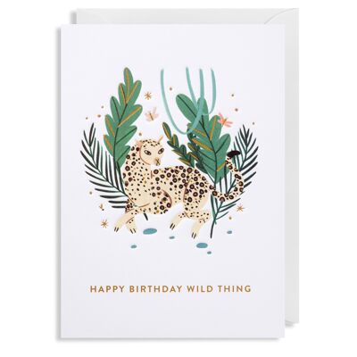 Wild Thing: Birthday Card