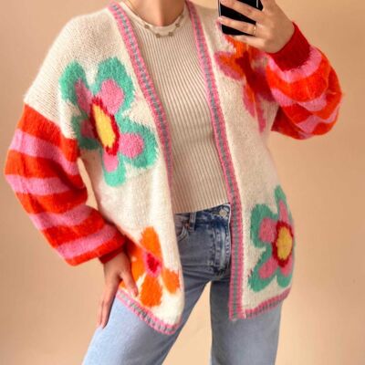 Gilet fleuri 🌸