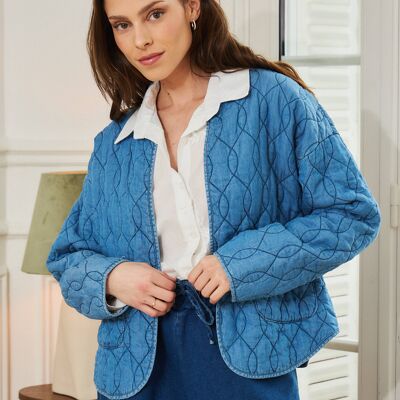Veste en jean matelassée - PV2507