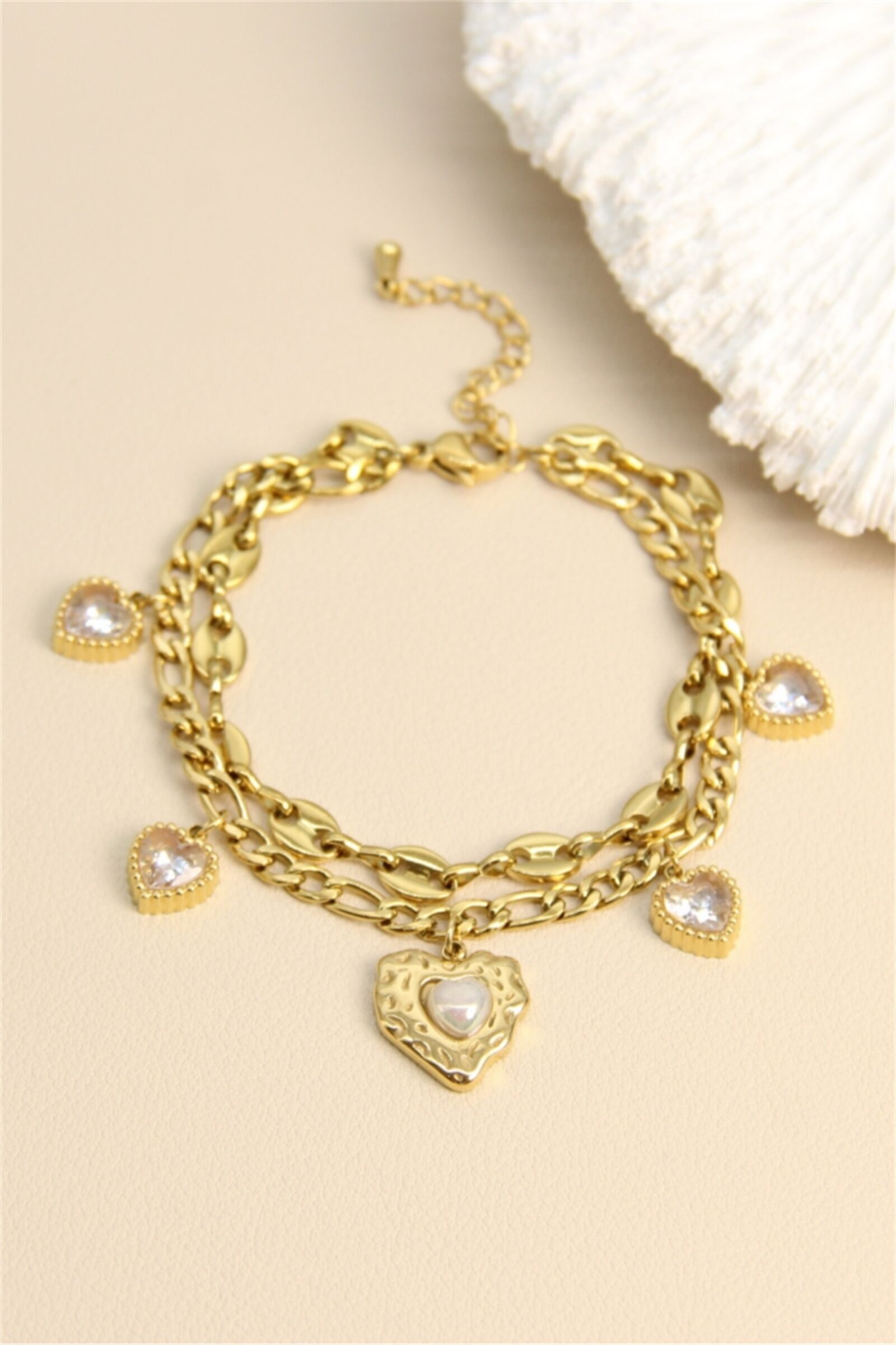 Armband „Heart to Take“ – Edelstahl