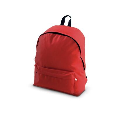 Mochila Escolar Color Básico Rojo