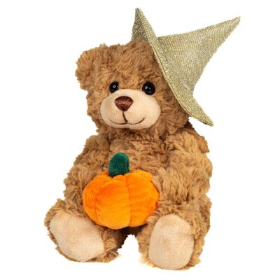 Orsacchiotto di Halloween con zucca 20 cm - Peluche - Peluche