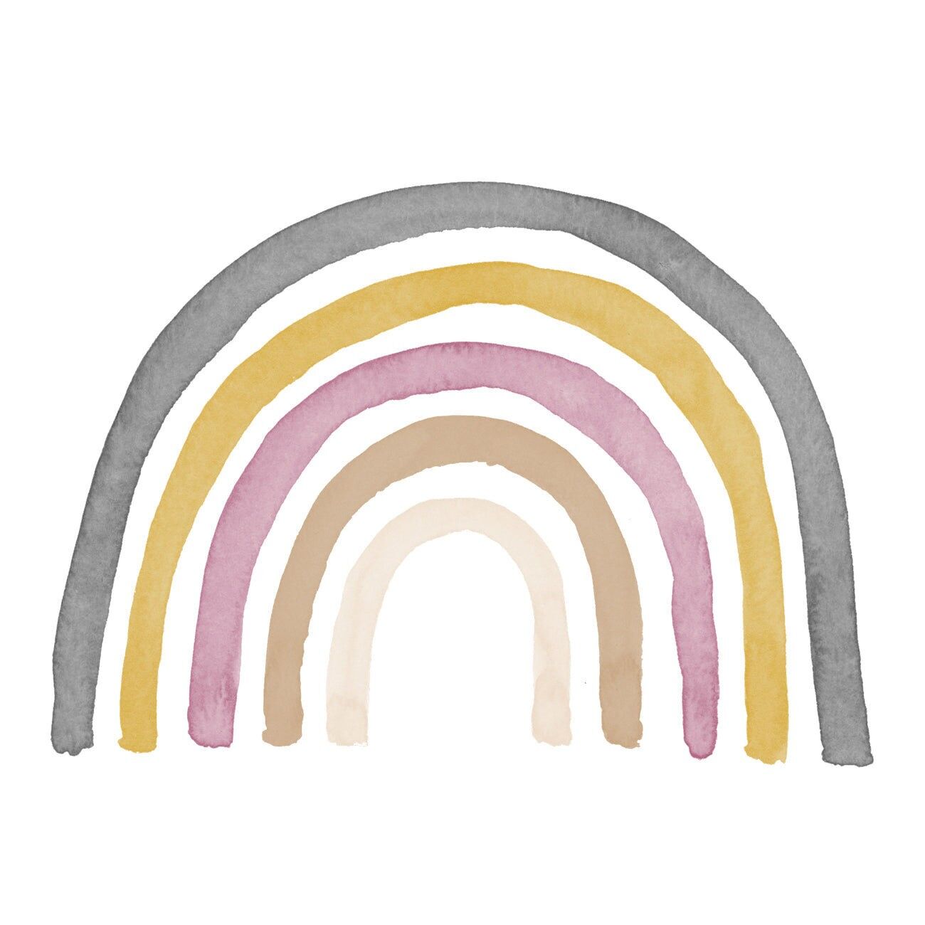 Adesivo murale tessile Rainbow Moss per la cameretta dei bambini