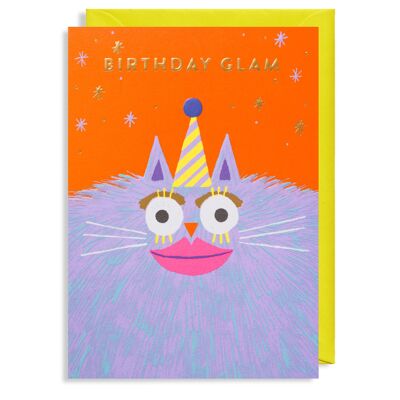 Glamour Puss: Birthday Card