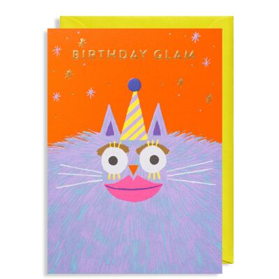 Glamour Puss: Birthday Card