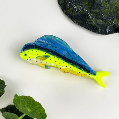 Fermaglio per capelli in acetato Mahi vibrante - Mahi - Fun Ocean - Accessorio per capelli ispirato