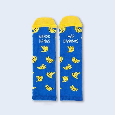 Mini Socks "Less lullabies, more bananas"