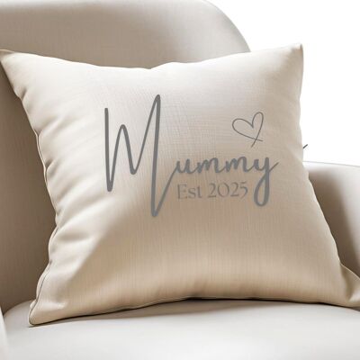 Mummy Est. 2025 Cushion | Gift for Mummy | Baby Shower Gift Idea | Mums Christmas Present | Mothers Day Pillow