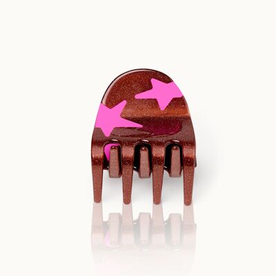 Hair clip Star Lavender Glitter
