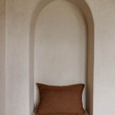 Handmade Wool Cushion | 60×40 cm | Highland Brown