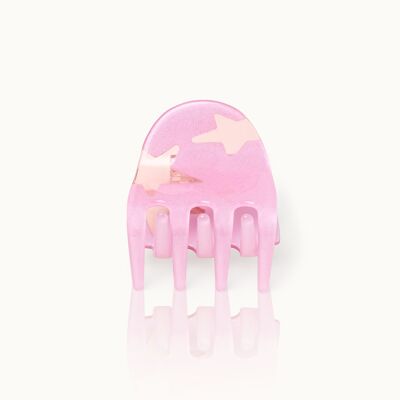 Hair clip Star Rose Glitter