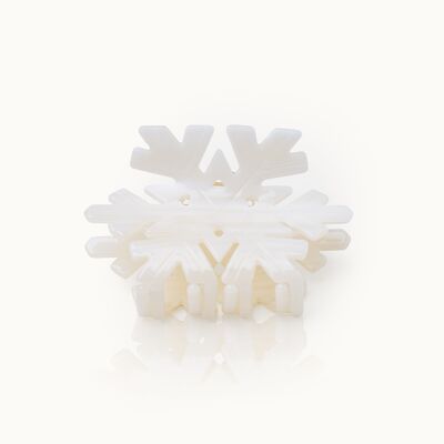 Snowflake hair clip