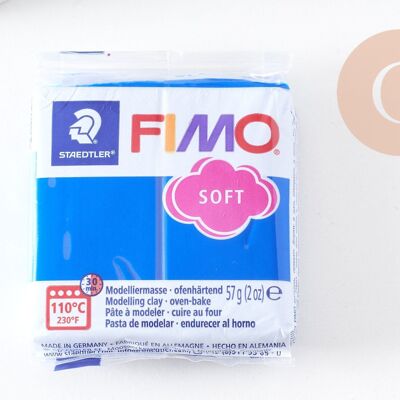 Opaque Fimo polymer clay - Pacific Blue x57g (G10604)