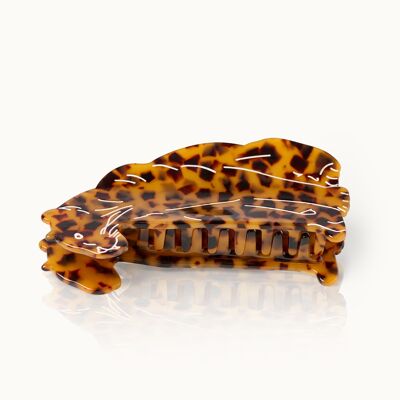 Leopard hair clip