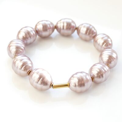 Bracelet Eveli Perle Rose