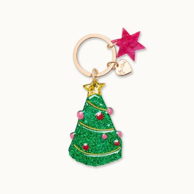 llavero de árbol de Navidad