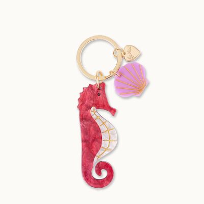 Seahorse keychain