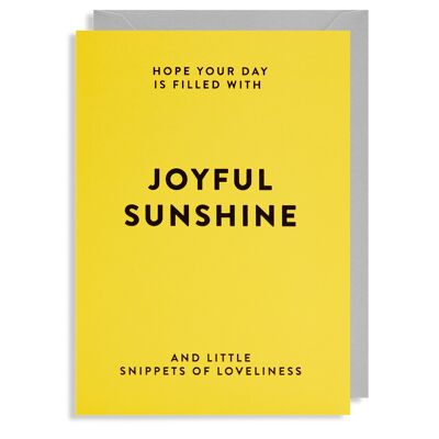 Joyful Sunshine