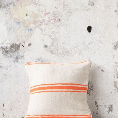 Vintage Striped Berber Pillow | 45×45 cm