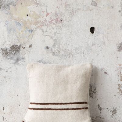 Vintage Striped Berber Pillow | 45×45 cm