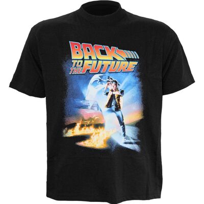 RETOUR VERS LE FUTUR - POSTER - T-shirt imprimé sur le devant Noir