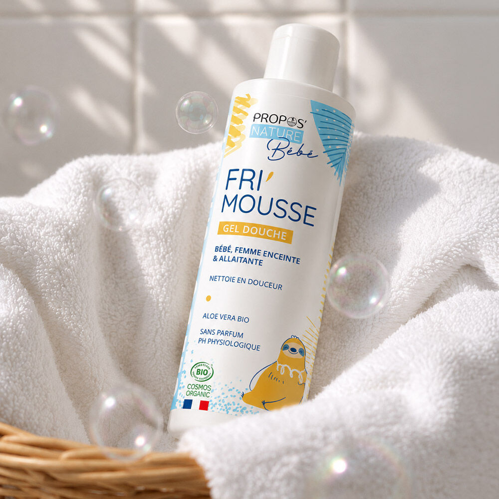 FRI'MOUSSE BIO-DUSCHGEL – FÜR BABYS, KINDER, SCHWANGERE – 200 ML