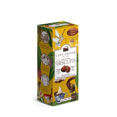 Galletas artesanas veganas rellenas de chocolate, Lady Joseph (7 unidades)
