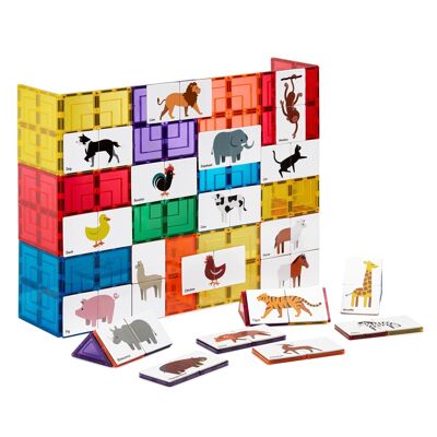 Puzzles magnétiques « Apprentissage et croissance » – Pack de 40 pièces