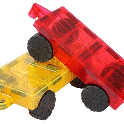 Azulejos magnéticos para aprender y crecer: paquete básico para coche (2 piezas)