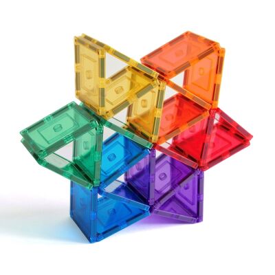 Tessere magnetiche "Learn and Grow" - Confezione quadrati piccoli (36 pezzi)