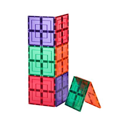 Tessere magnetiche per imparare e crescere – Confezione quadrata grande (8 pezzi)