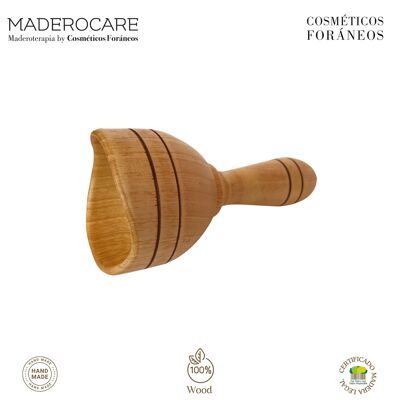 MASAJEADOR CORPORAL | MADEROTERAPIA | COPA SUECA CLÁSICA GRANDE (17 x 8,5cm)