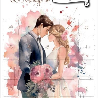 Pastel Wedding Advent Calendar