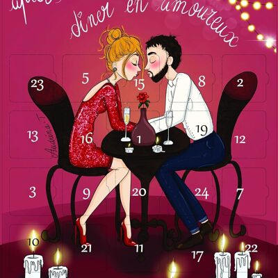 25-day Couple Calendar Romantic Dinner