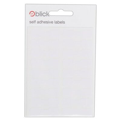 Étiquettes Blick blanches pour bijoutiers, 10 x 38 mm, 90 étiquettes