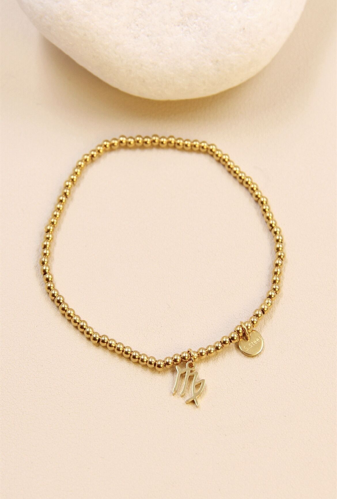 Sternzeichen-Armband Jungfrau aus Edelstahl