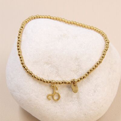 Bracelet signe astrologique en Taureau acier inoxydable