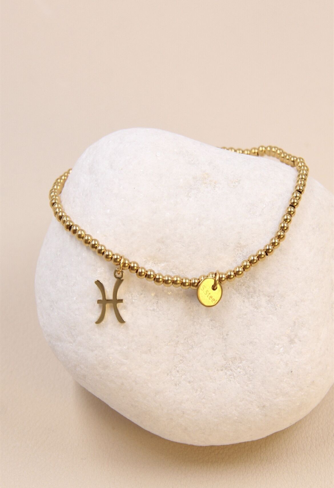 Edelstahlarmband mit Sternzeichen Fische