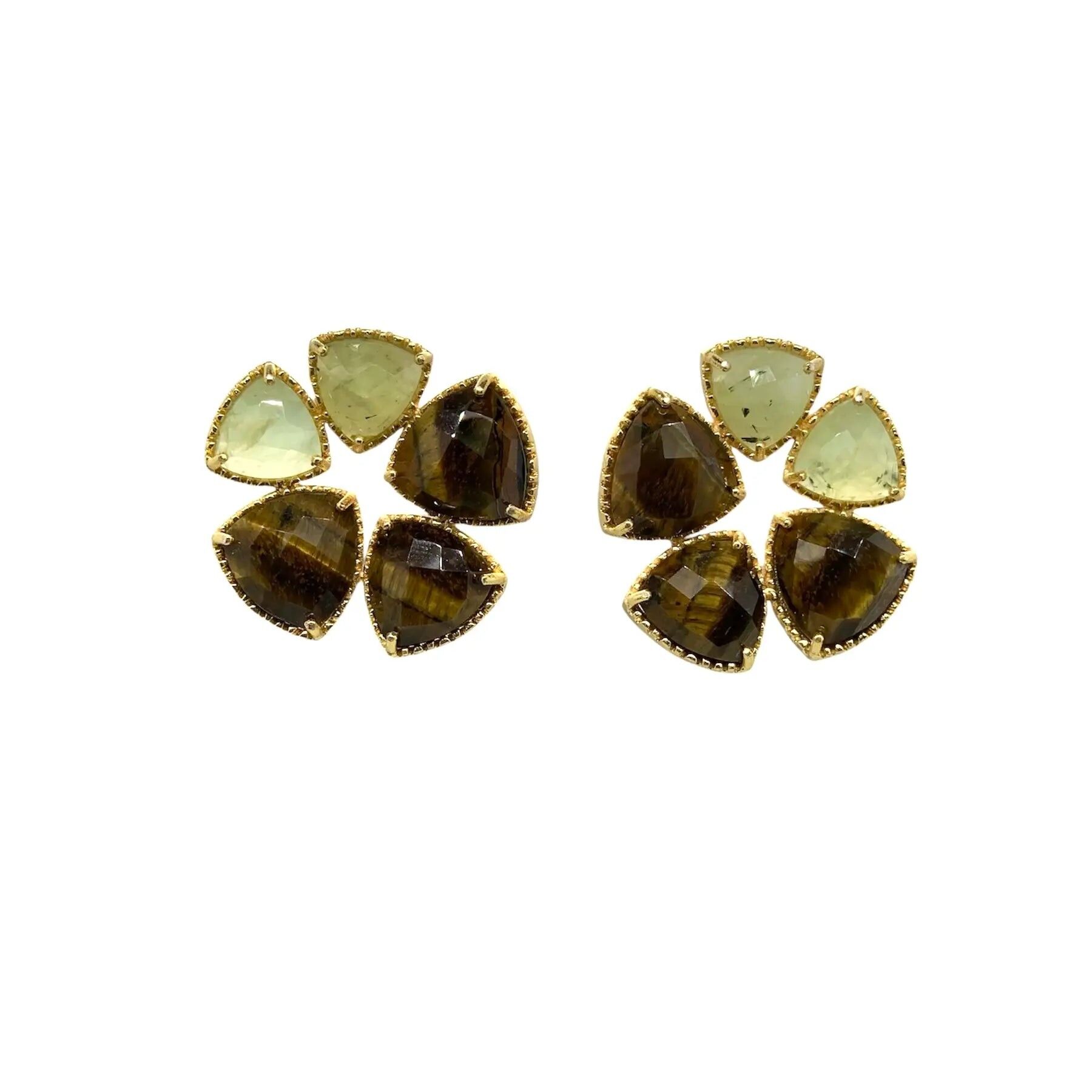 Orecchini Flor Cardona Ed.Verde e marrone limitati