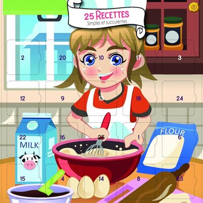 Kalender 25 Rezepte zum Kochen P'tit Chef