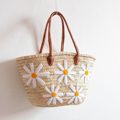 Bolsos de paja marroquíes tejidos a mano: bolso artesanal ecológico
