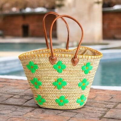 Sacs en paille marocains tissés à la main – Sac fourre-tout artisanal écologique