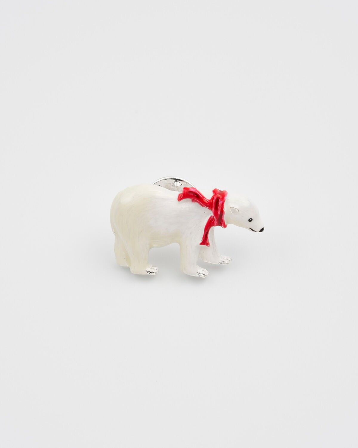 FABLE Cozy Polar Bear Enamel Brooch