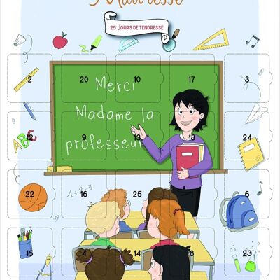 Thank You Teacher Calendar 25 days to fill out